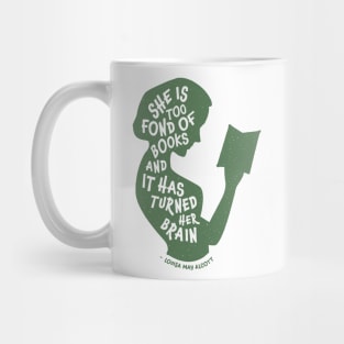 Too Fond of Books Mug